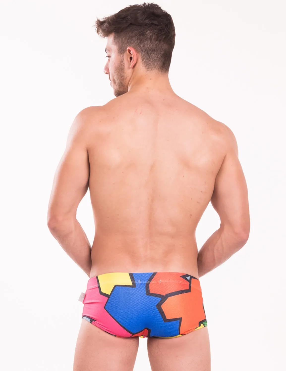 Taddlee Sexy Swimwear Men Swimsuits Swimming Surf Boxer Briefs Trunks Shorts Pad Blue - Image 3