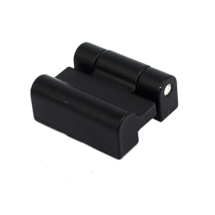 Ubersweet Imported Industrial Cabinet Door 30mmx30mmx12mm Metal Screw Fi Rotating Hinge Black