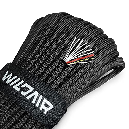 Survival Paracord Parachute Fire Cord Survival Ropes 4-in-1 25Ft 5/32' Diameter U.S. Military Type...