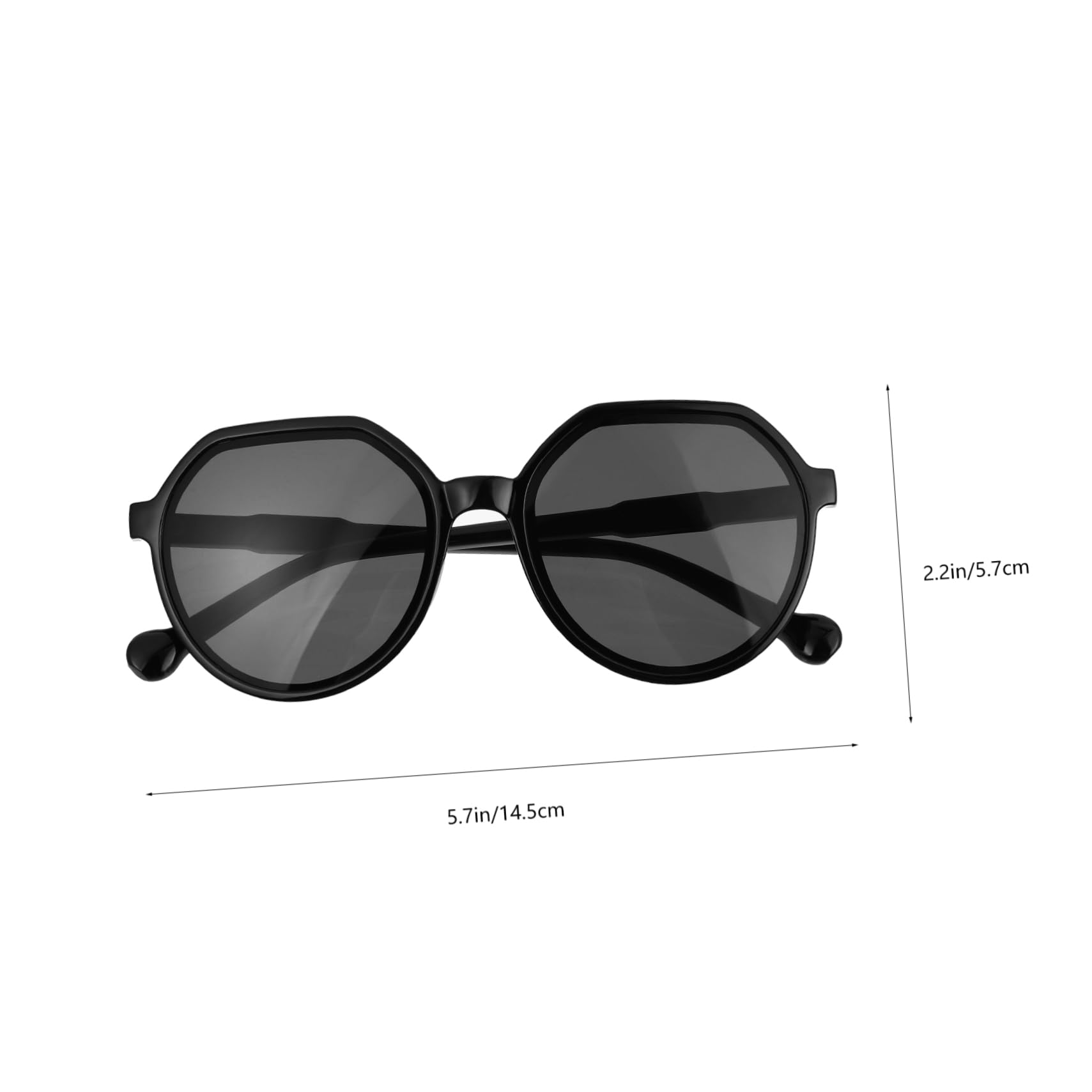 NOLITOY Fine Craftsmanship Round Frame Glasses Comfortable Nose Pads for Activities