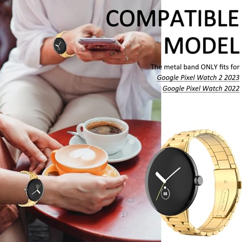 Miimall Metal Strap for Google Pixel Watch 4/3/2/1 41mm - Image 2