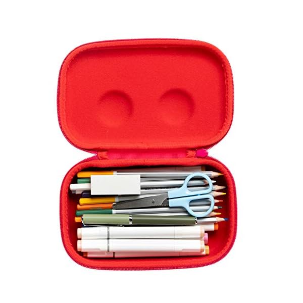 ZIPIT Monsterbox Federmäppchen Box für Kinder - für bis zu 60 Stifte, Maschinenwaschbar (Blau) – Bild 5