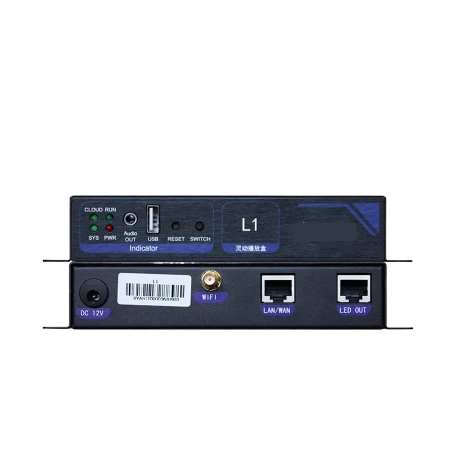 L1 L2 odtwarzacz LED system sterowania wideo Box WiFi USB z RV908M32 RV901D (L1)