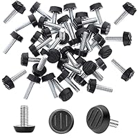 FAURAPMNG M6 verstellbare Möbelfüße mit Gewindeschrauben, für Tisch, Stuhl und andere Möbel, 70 Stück