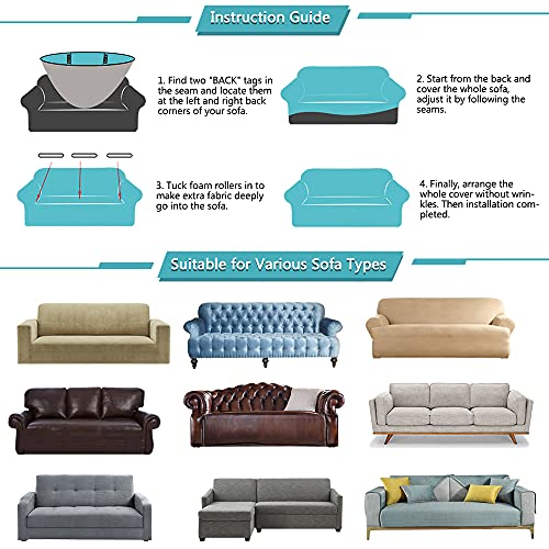 Housse de canapé imperméable beige pour préserver la douceur de vos moments chez vous