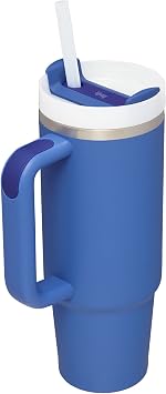 STANLEY Quencher H2.0 Tumbler with Straw 30 oz | Flowstate 3-Position Lid | Cup Holder Compatible for Travel | Insulated Stainless Steel Cup | BPA-Free | Iris