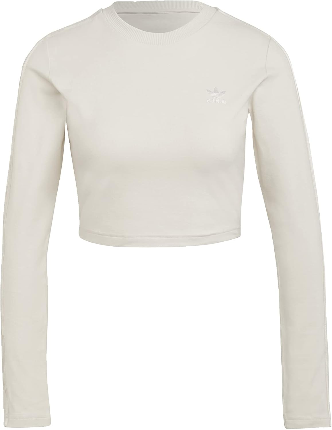 adidas Originals Women's Loungewear Cropped Long Sleeve T-Shirt - Image 10