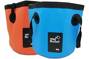 5 Gallon Collapsible Water Containers for Camping, Hiking, and Other Activities (2-Pack)