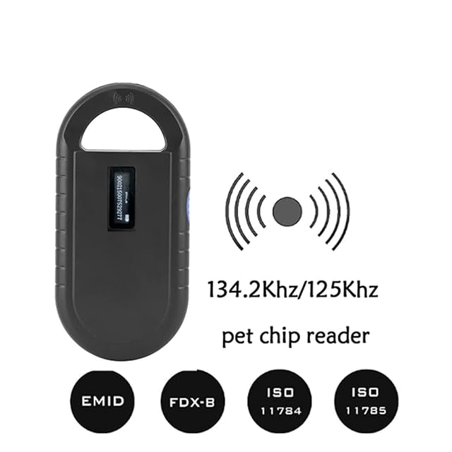 Foto 5 de 6 de Tynmoel Escáner de Mascotas con Minichip Portátil RFID USB para Animales -B ISO11784/5 Chip Lector…