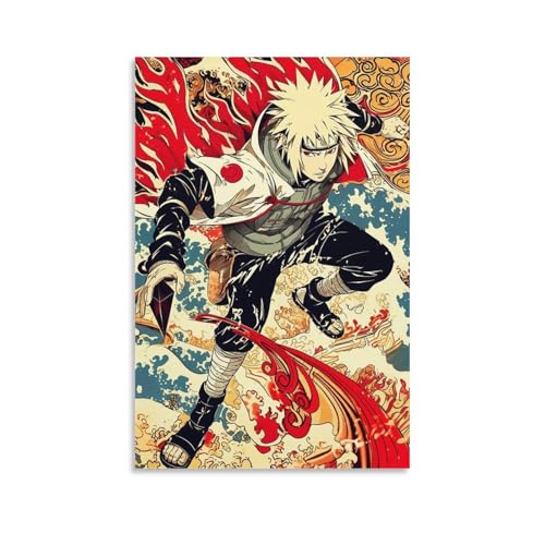 HDアニメ復古風 浮世絵スタイルポスター (119) パネル キャンバス 壁アート ホームアートワーク すぐに掛けられます12x18inch(30x45cm)