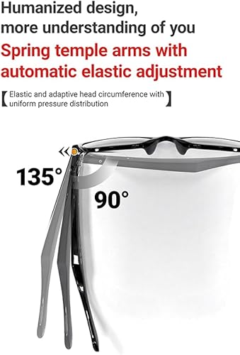 Miniatura 4 de Lentes inteligentes para mujeres/hombres, lentes filtrantes de luz azul, Bluetooth 5.3, audio y micrófono, tacto inteligente, Negro marrón