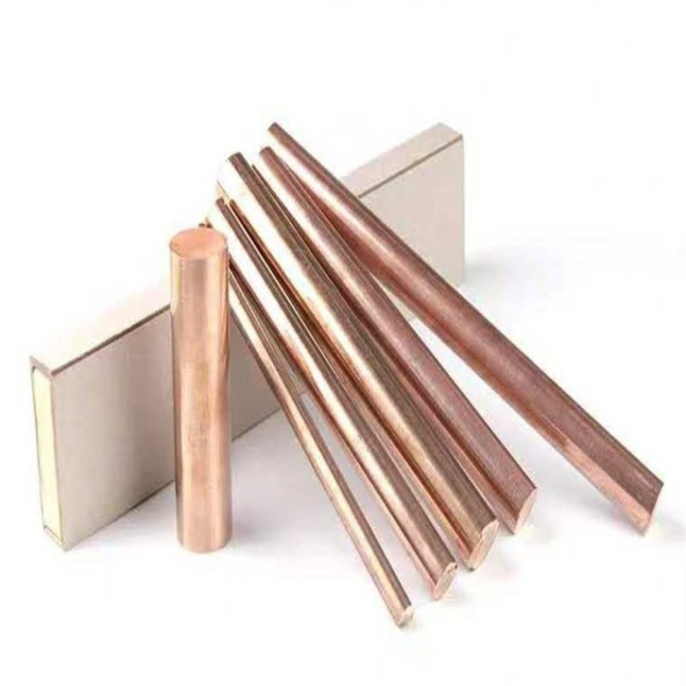 Asta Tonda In Bronzo Siliconico 655, Diametro 1/4 Pollice, Lunghezza 12 Pollici, 2 Pezzi