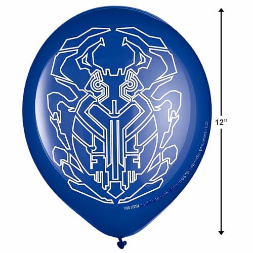 Image of Latex Balloons - 12 inch - Perfect for Birthdays, Theme Days & Special Events, Blue Beetle, Pack of 6