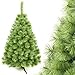 Produktbild AmeliaHome 07843 220 cm Künstlicher Kiefernadel Weihnachtsbaum PVC Tannenbaum Christbaum Kiefer Frannie Weihnachtsdeko