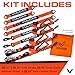 VULCAN Ultimate Axle Tie Down Kit - Heavy Duty ProSeries Webbing - Includes (2) 22 Inch and (2) 36 Inch Axle Straps, (2) 96 Inch Snap Hook Ratchet Strap, and (2) 112 Inch Loop Tie Down Combinations