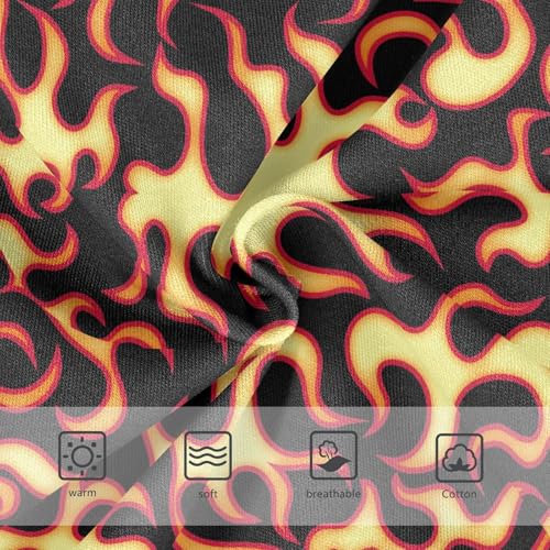 Girls' Underwear Cartoon Fire Flame Cotton Stretch Comfort Toddler Panties3