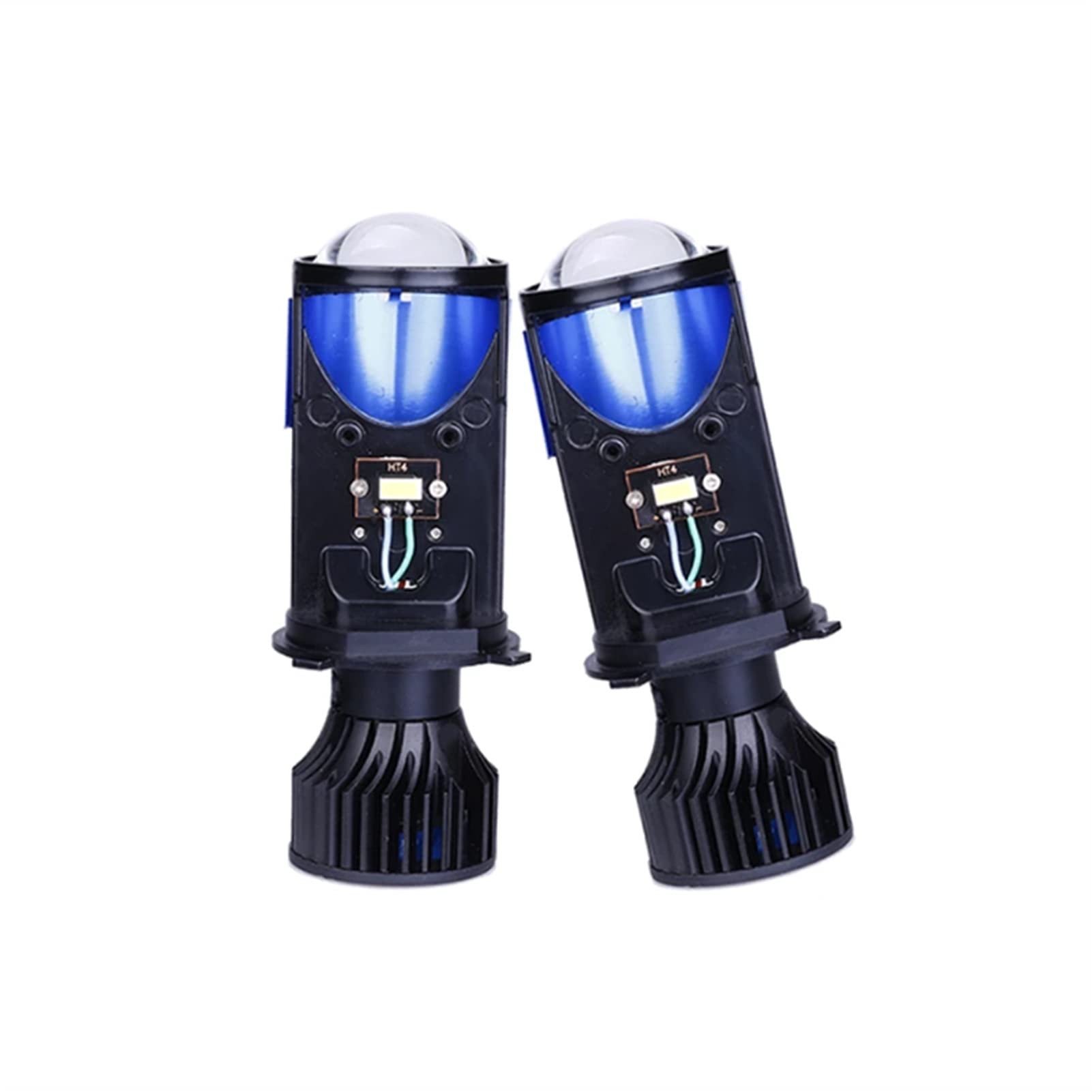 GCSHENG 25000LM H4 Lens LED Lamp Bi-LED Mini Projector Lenses Auto Car Headlight Bulbs Fog Lights Hi