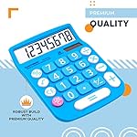 CATIGA Desktop Calculator 8 Digit with Solar Power and LCD Display, Big Buttons, for Home, Office, School, Class and Business, 4 Function Small Basic Calculators for Desk, CD-8185 - Image 5