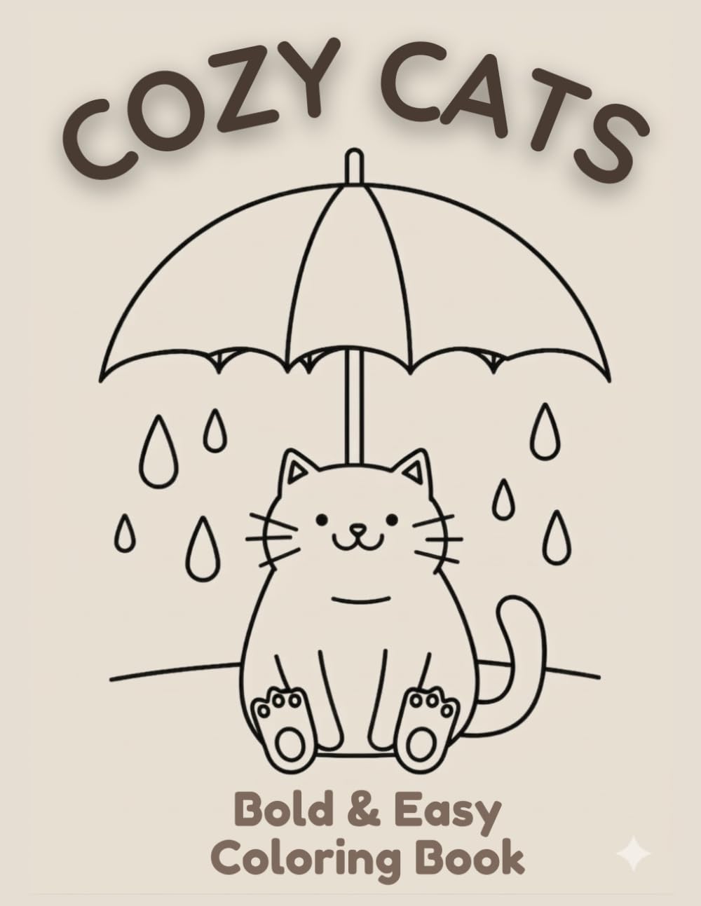 COZY CATS: Bold & Easy Coloring Book