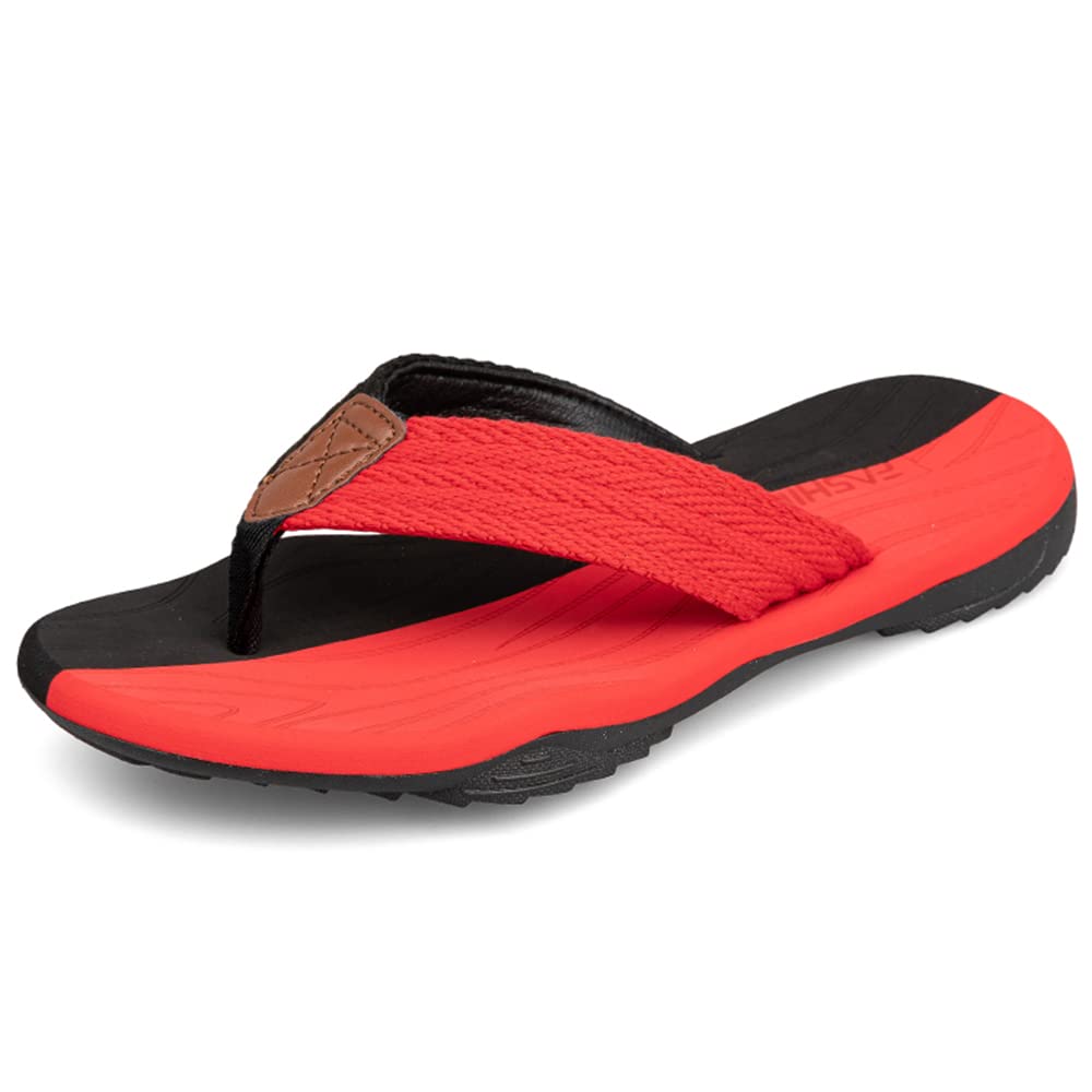 MGGMOKAY Chanclas Hombre Flip Flops con Soporte para el Arco Sandalias de playa Antideslizantes