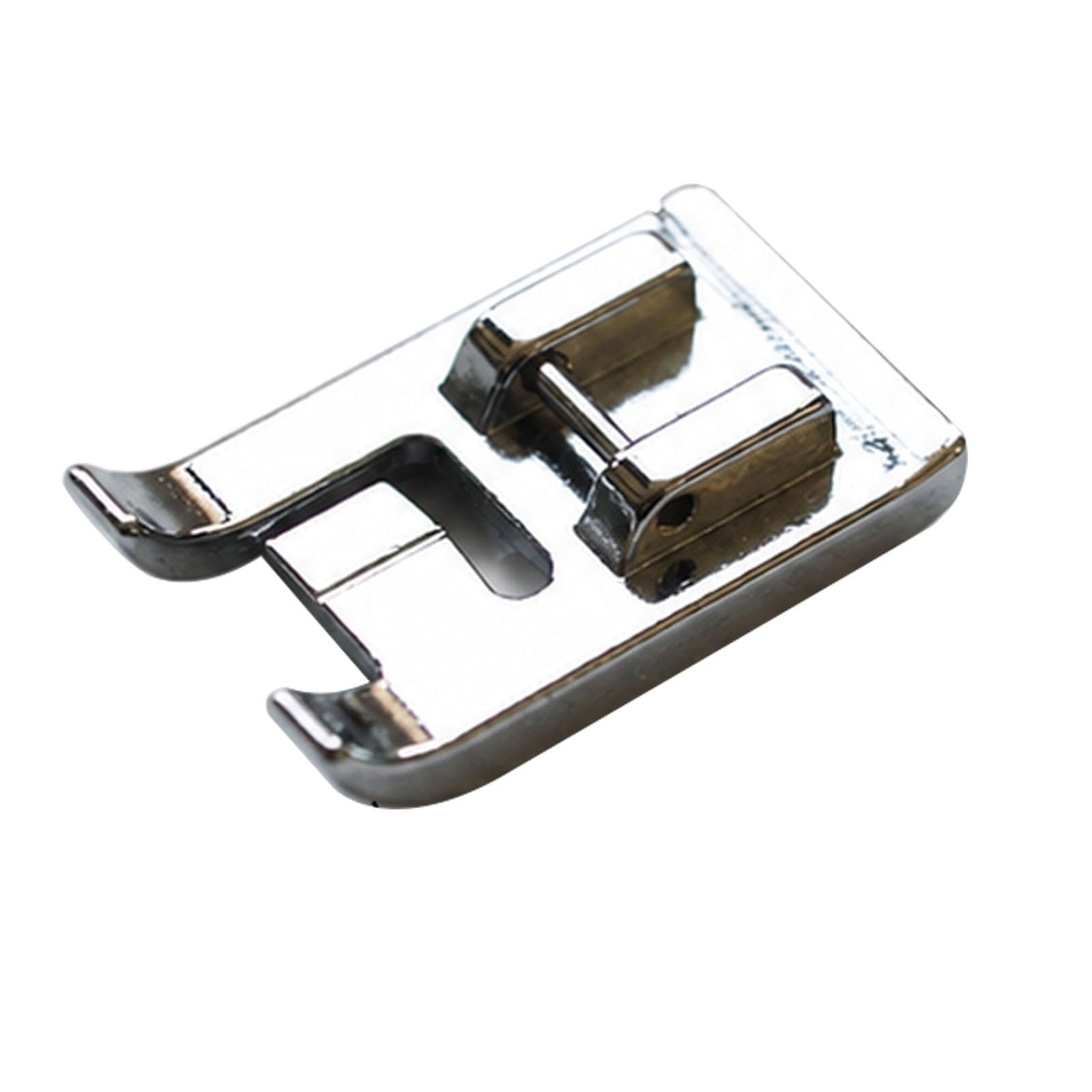 QIHAWN Universal Metal Heavy Duty Double Welting Piping Sewing Machine Presser Foot, Low Shank Snap-On Cording Foot Compatible with Singer, Brother, Janome, Toyota & More Domestic Sewing Machines