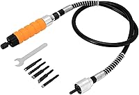 Vista 6 de Herramienta de cuchillo de grabado de cincel para carpintería eléctrica, 5 cuchillas de tallado, 2 llaves y tubo suave