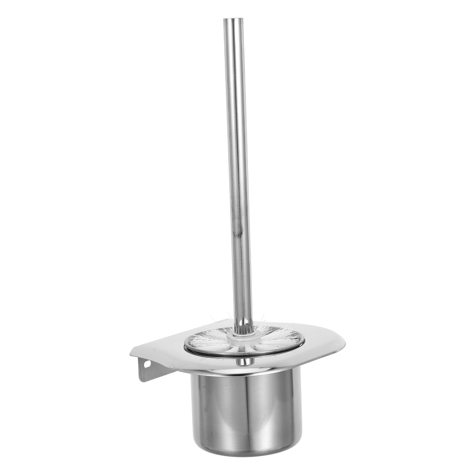 Brosse de cuvette de toilette inox ensemble mural robuste premium
