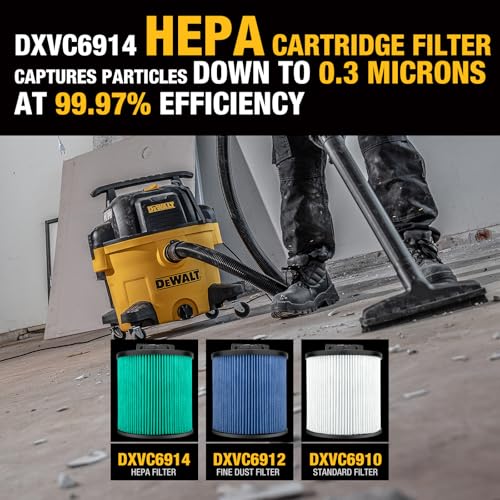 Image of DEWALT HEPA Shop Vac Filter Replacement DXVC6914