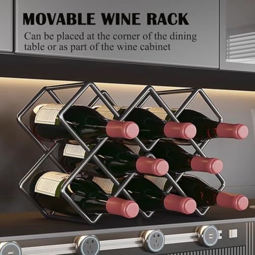 Soporte para botellas de vino estilo industrial PP-Eic miniatura 3