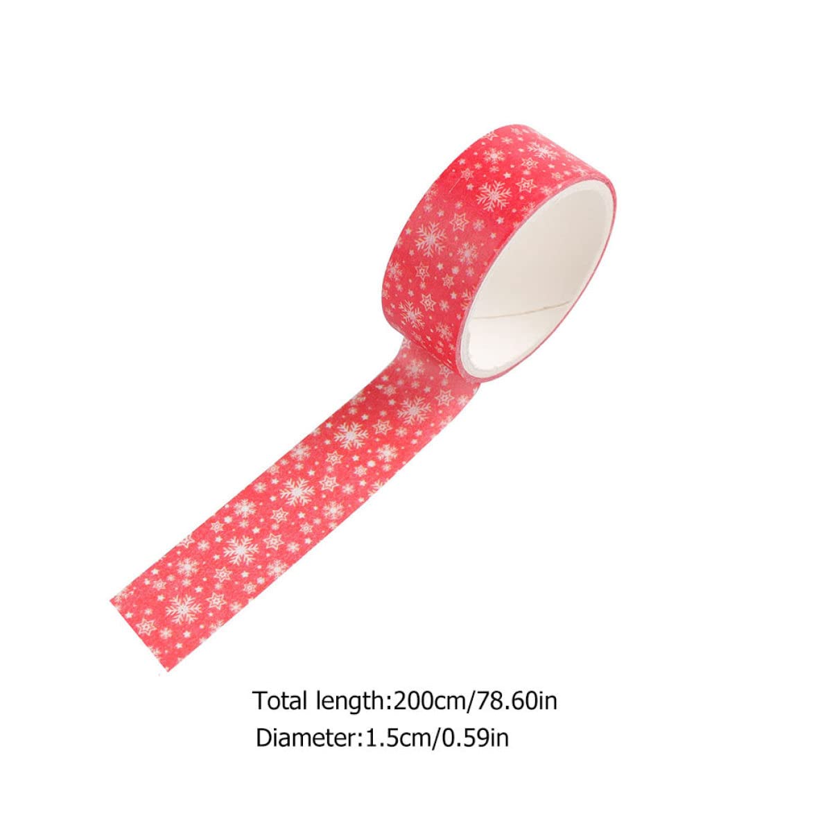 TEHAUX 168rollos Washi Tape Decorativo De Navidad para Manualidades y Scrapbooking Cinta Adhesiva De Oficina Diseño Creativo para Decorar Proyectos y Fiestas