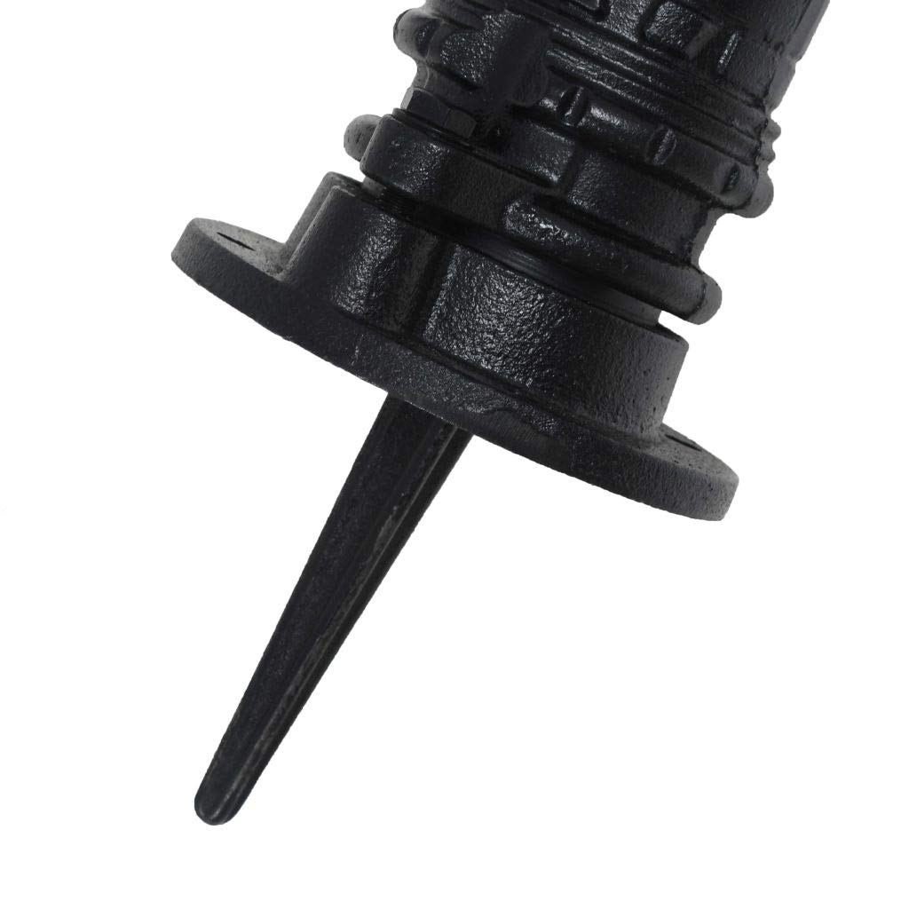 yorten Schwengelpumpe Manuell Gartenpumpe Handschwengelpumpe Handpumpe Gusseisen 40 x 15 x 68 cm Schwarz