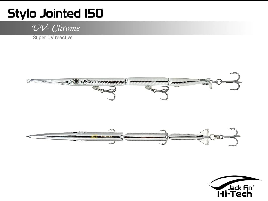 Stylo Jointed 150 Jack Fin couleur uv-chrome by Marlin Blue de Montanari Marco à Porto Corsini