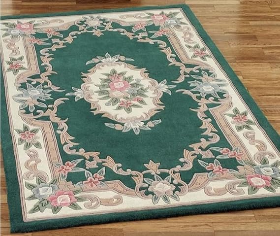 Image of OLEFIN Handmade Thick Woolen Anti Slip Carpet and Rugs for Living Room Bedroom Hall Dinning Room Kids Room