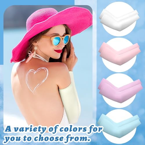 Image of Boao 10 Pcs UV Arm Sleeves Tattoo Cover | UV Sun Protection for Outdoor Activities, Stretchy Breathable Arm Sleeves, Cooling Compression for Sports Cycling Running