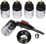 Central Pneumatic 7 Pc 3/4 Oz. Quick-Change Airbrush Kit