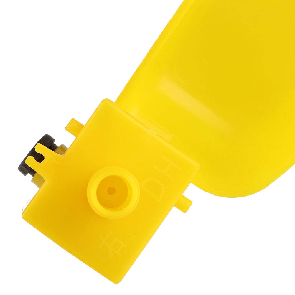12 Piezas de Bebedero de Codorniz, Amarillo Pp Palomas Codornices Bebedero Alimentador Automático de Agua para Beber Taza Cuenco para Aves de Corral Sistema de Riego de Aves Herramientas Agrícolas