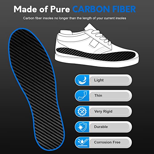 Plantilla de Fibra de Carbono rígida 1 pieza para pie miniatura 3