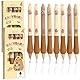 PceGan Capybara Stifte,Radierbarer KugelsChreiber,8 Stück Tintenroller Radierbar,0.5MM Cartoon Tier Kugelschreiber mit Tierkopf,Radierbar Tintenroller für Schule Büro