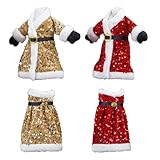 Fundas para botellas de vino de Navidad con sombrero, cubierta para botella de vino, suéter de Navidad, bolsas de botellas, fundas de tela de felpa, fundas de botellas de vino, fundas de vacaciones