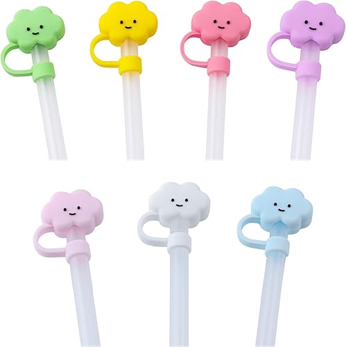 Miniatura 2 de 7 fundas de popote para vasos Stanley de 30 y 40 onzas, tapa de paja de 0.394 in, fundas de paja de silicona reutilizables, protectores de paja a