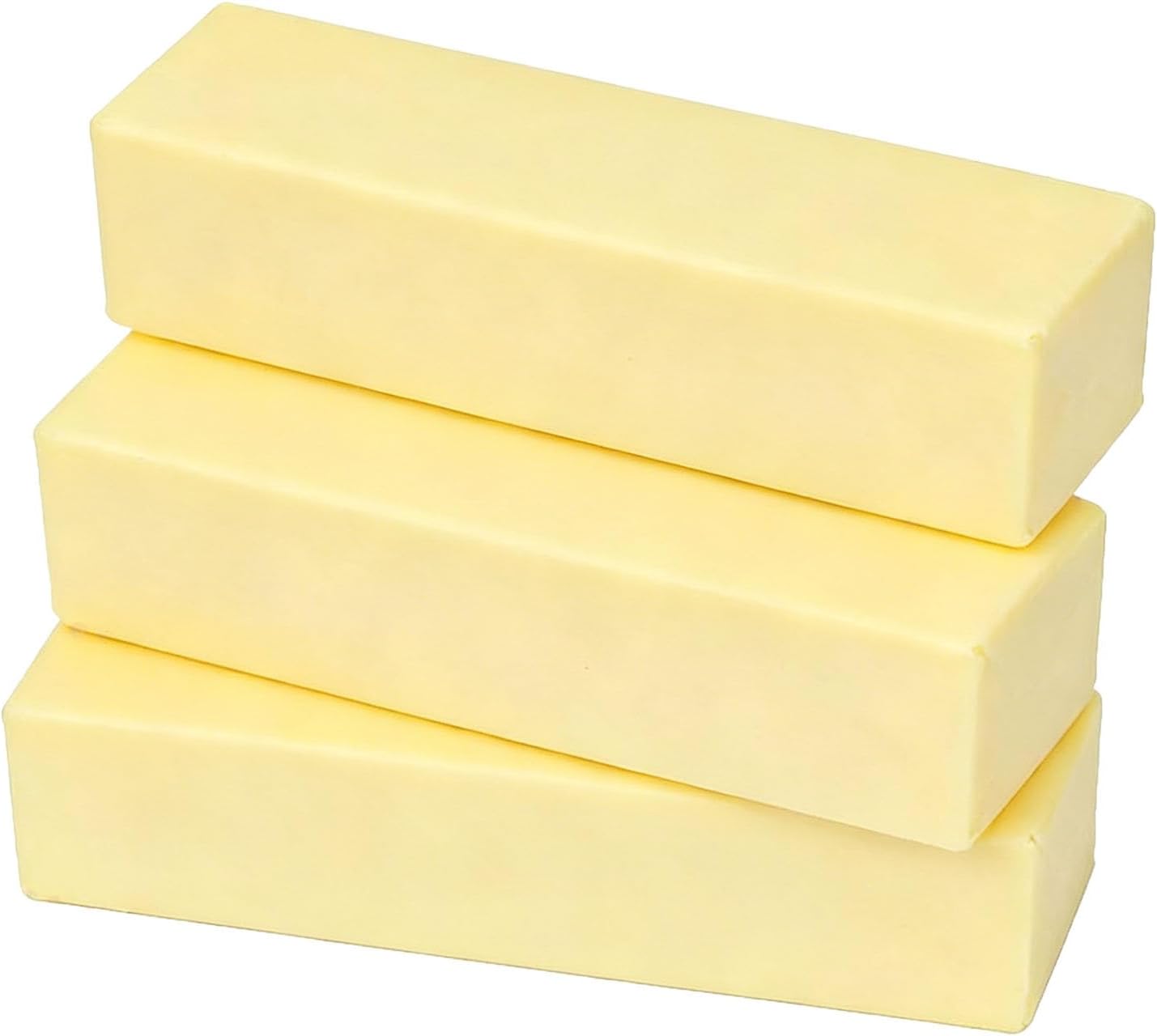 Slow Rebound Cute Butter Squeeze Stress Balls, Soft Squeeze Big Butter Squishy Stick for Stress Relief, Giant Butter Squishy – 14oz Jumbo Squishies Butter Stick (24cm/9.4in,3pc)