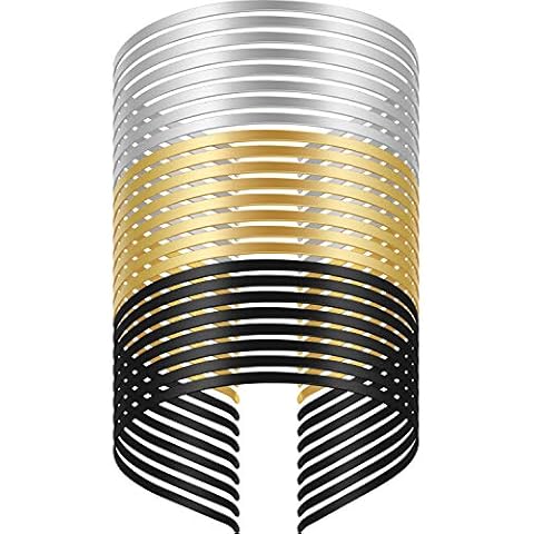 24 Pack Smooth Metal Headbands for DIY Cover