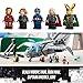 LEGO Marvel The Avengers Quinjet 76248, Spaceship Building Toy Set with Thor, Iron Man, Black Widow, Loki and Captain America Minifigures, Infinity Saga