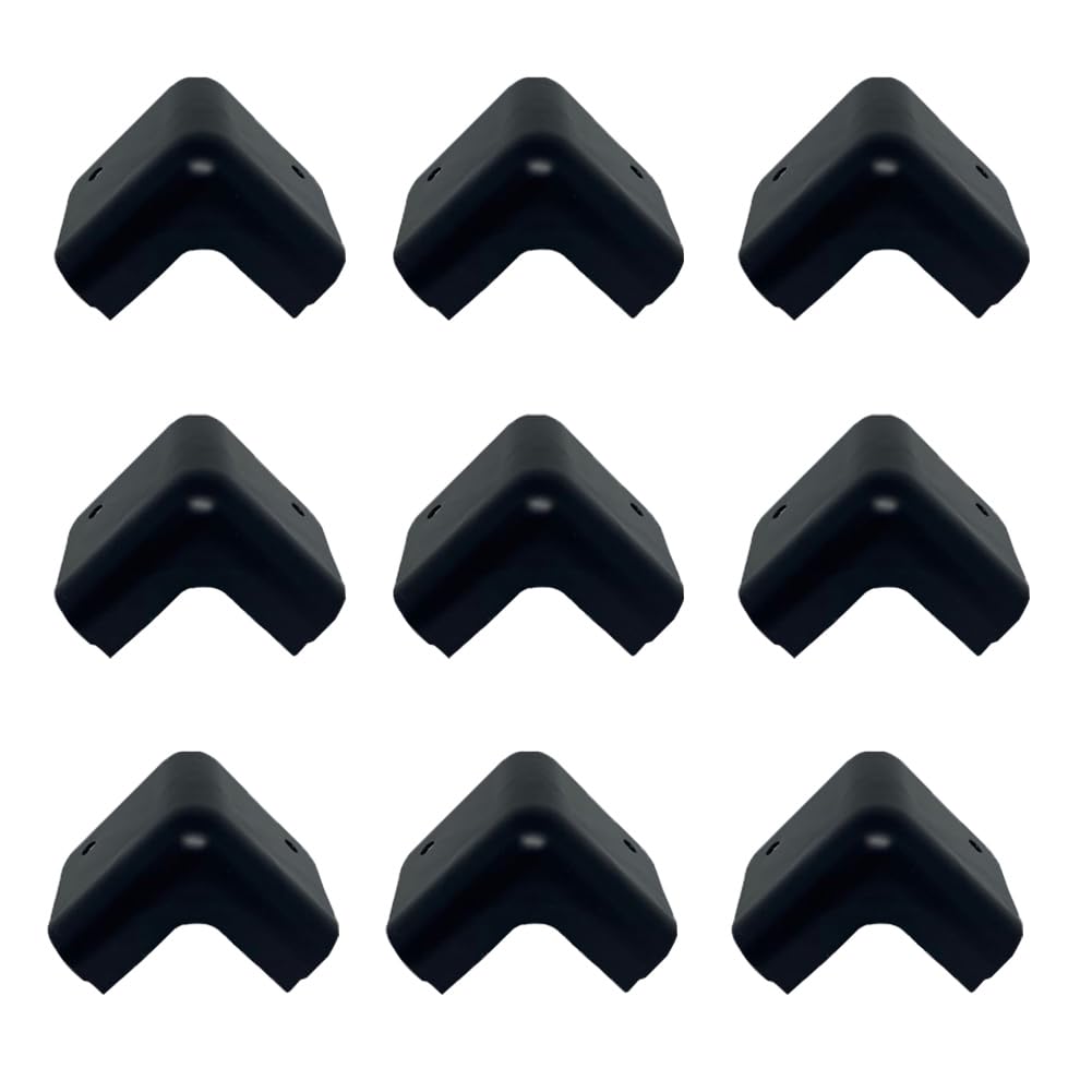 Speaker Corner Protector Sdjdhej 10 Piece Black Square Iron Suitable for Home Audio Amplifier Stage Casing Cabinet Corner Protection Device Corner