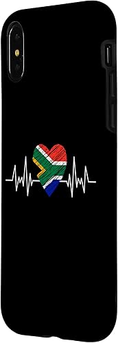 Miniatura 8 de iPhone 12 mini South Africa Flag With Heartbeat Pride Grunge African Flag Case