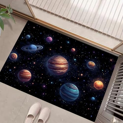 Felpudo para puerta de casa con escena planetaria ideal para balcón 3