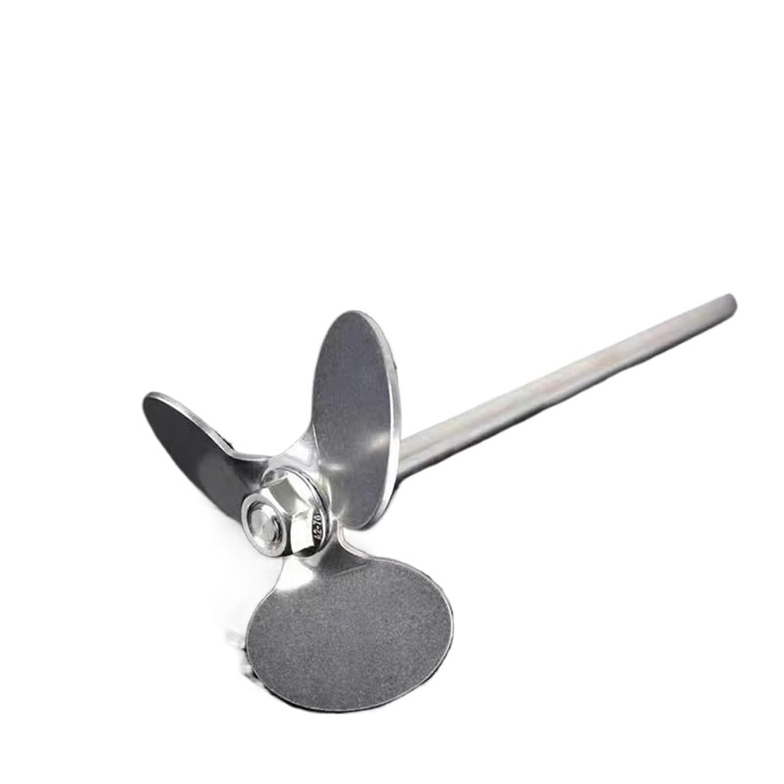 Impulsor de Laboratorio Alto cizallamiento, Cuchilla agitadora Tres Palas Acero Inoxidable con Varilla 40 mm a 120 diámetro, Varios tamaños | 100mm blade with rod