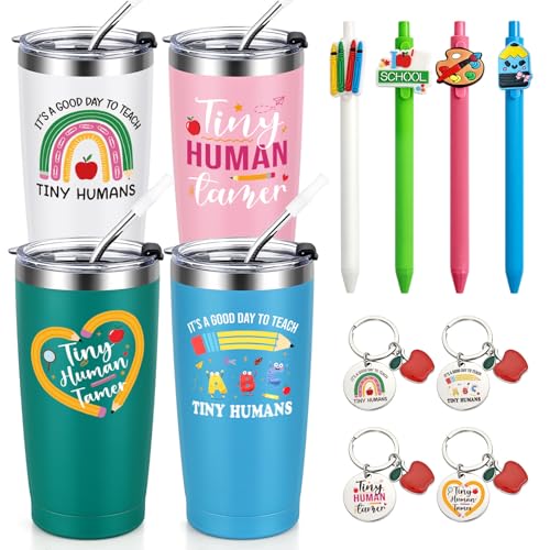 Qtencas Daycare Teacher Appreciation Gifts in Bulk, 20oz Insulated Tumblers