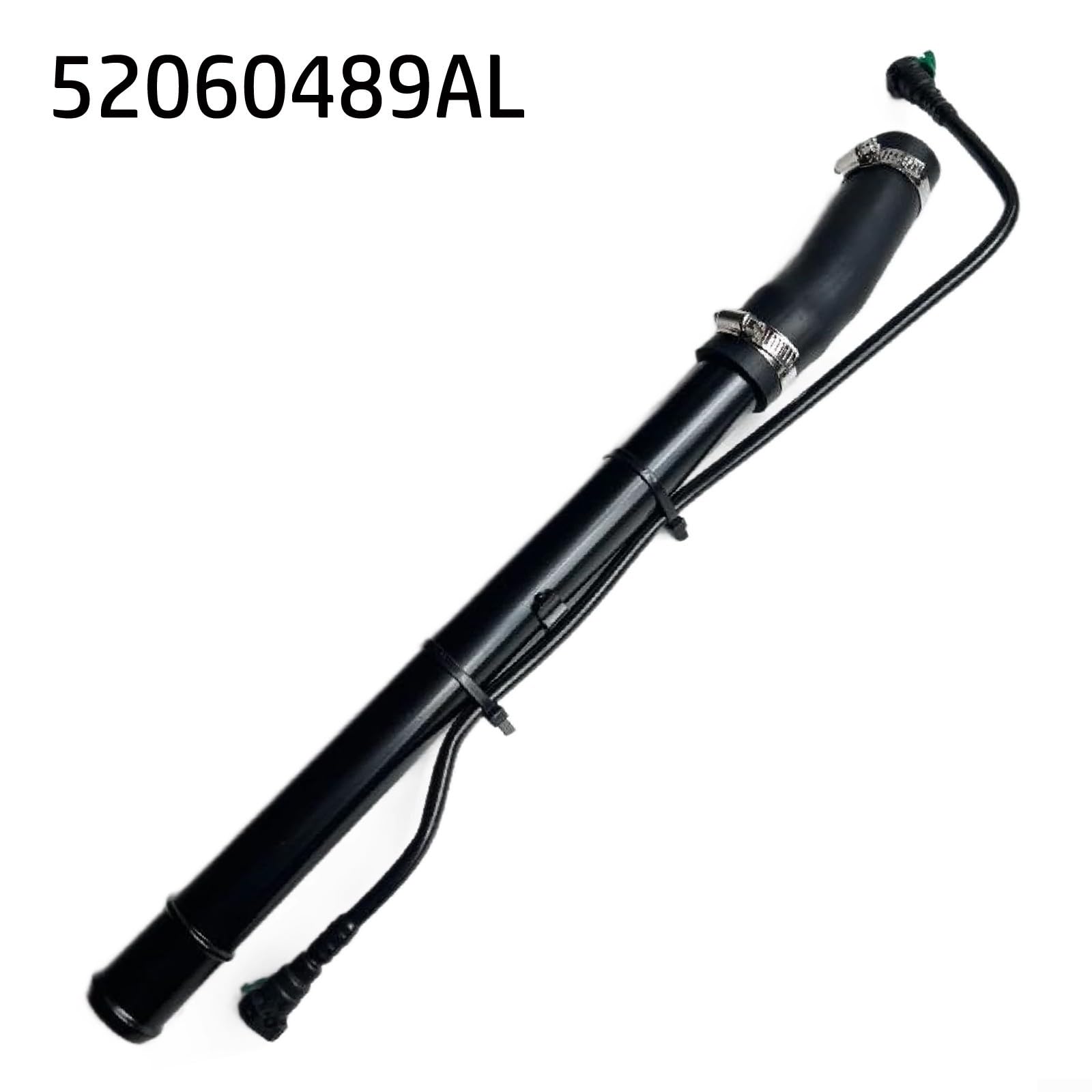 Tubo de Cuello de llenado de Combustible para Jeep para Wrangler 2012-2019, Entrada de plástico de Repuesto Directo Compatible con 52060489AL 52060489AK restaura la Seguridad de Combustible