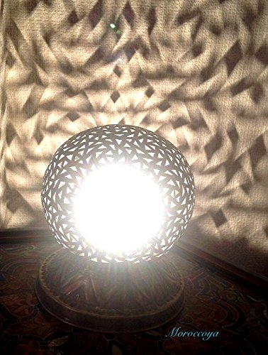 Amazon.co.jp : ◇Moroccoya 真鍮ランプ 【ラウンド】◇アラビアン